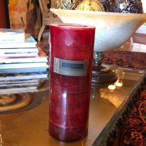 Tall candle beautiful burgundy  ❤️😍